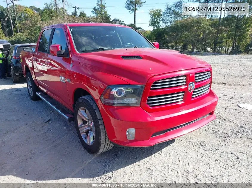 2013 Ram 1500 Sport VIN: 1C6RR7MT2DS526920 Lot: 40611398