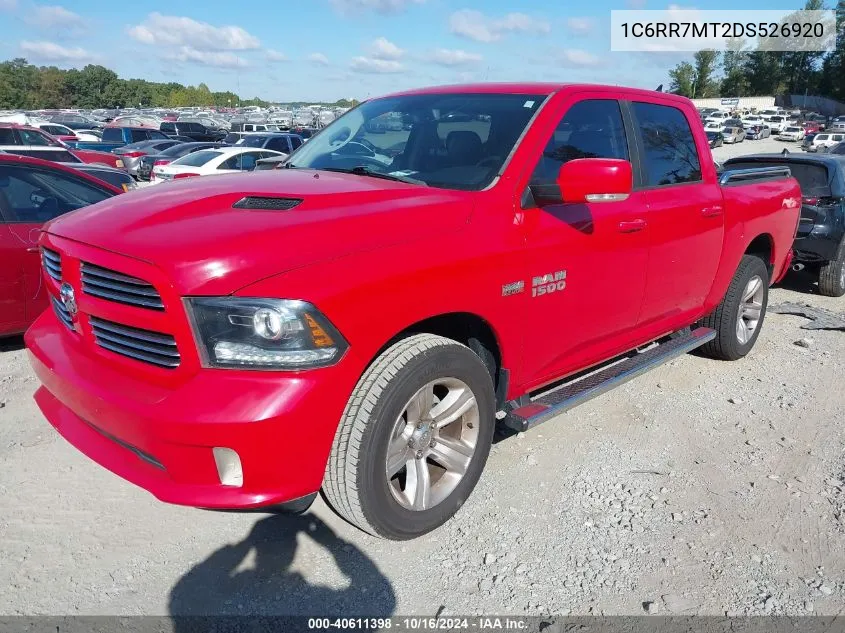 2013 Ram 1500 Sport VIN: 1C6RR7MT2DS526920 Lot: 40611398