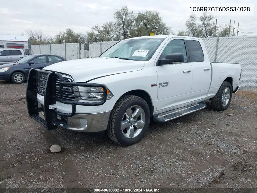 2013 Ram 1500 Big Horn VIN: 1C6RR7GT6DS534028 Lot: 40636832