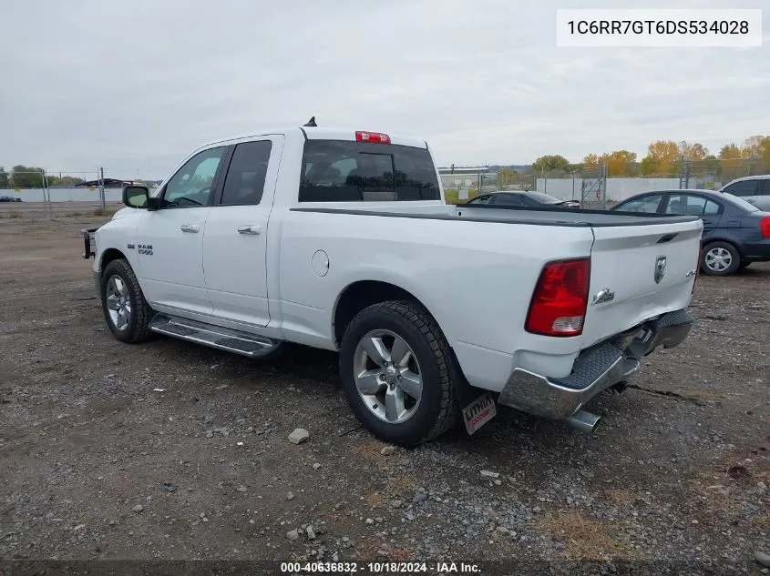 2013 Ram 1500 Big Horn VIN: 1C6RR7GT6DS534028 Lot: 40636832