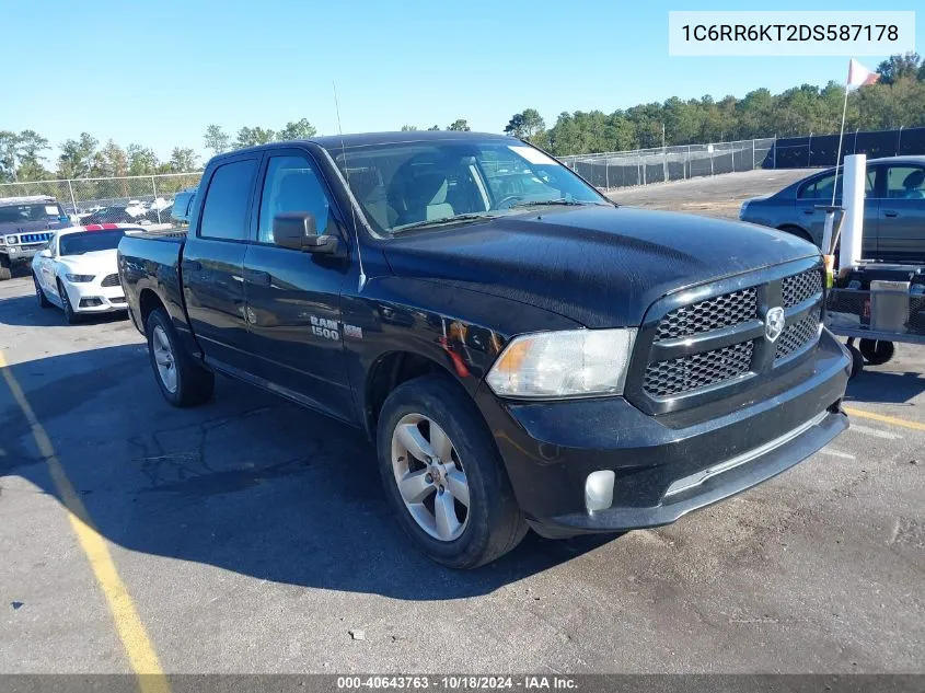 2013 Ram 1500 Express VIN: 1C6RR6KT2DS587178 Lot: 40643763