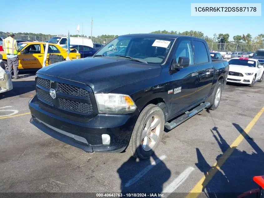 2013 Ram 1500 Express VIN: 1C6RR6KT2DS587178 Lot: 40643763