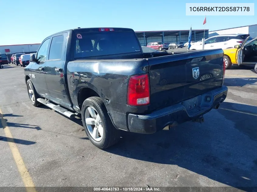 2013 Ram 1500 Express VIN: 1C6RR6KT2DS587178 Lot: 40643763