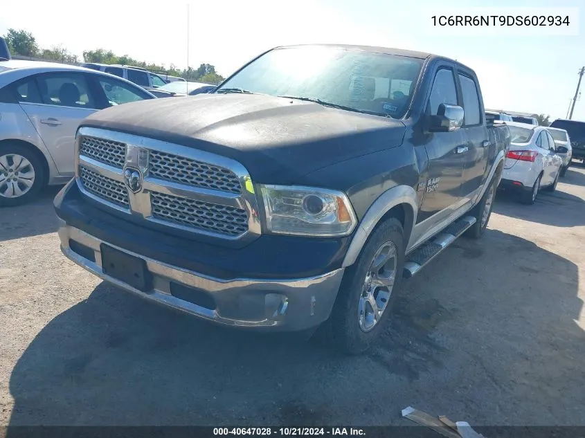 2013 Ram 1500 Laramie VIN: 1C6RR6NT9DS602934 Lot: 40647028