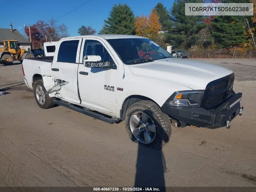 2013 Ram 1500 Express VIN: 1C6RR7KT5DS602388 Lot: 40657238