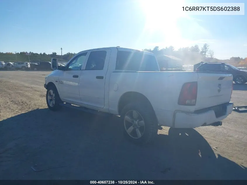 2013 Ram 1500 Express VIN: 1C6RR7KT5DS602388 Lot: 40657238