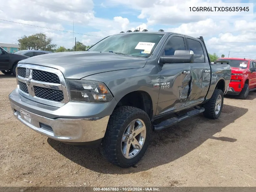 2013 Ram 1500 Slt VIN: 1C6RR6LTXDS635945 Lot: 40657883