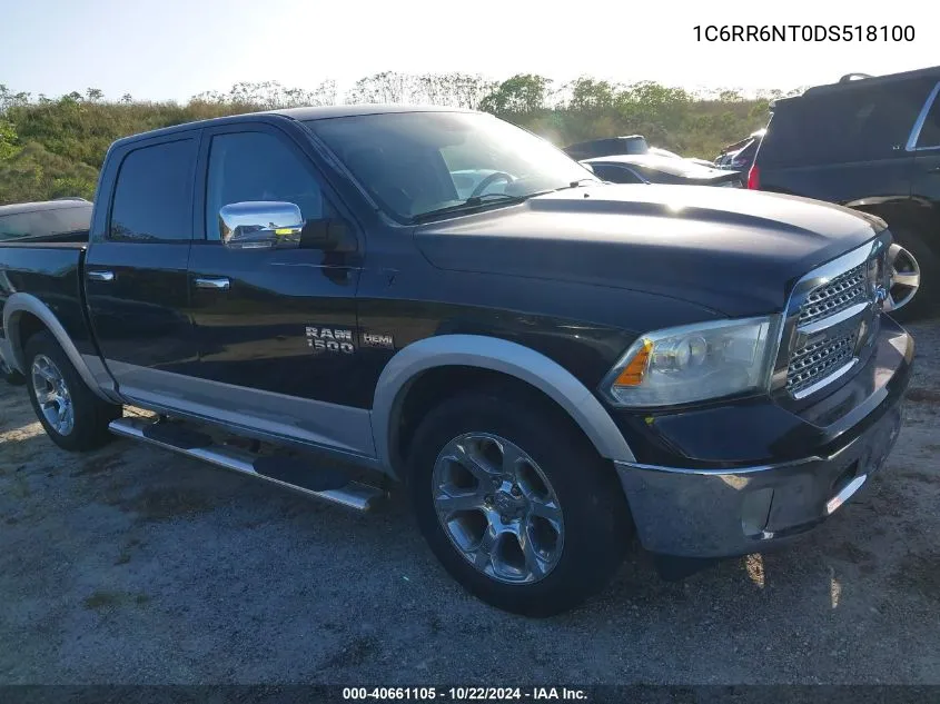 2013 Ram 1500 Laramie VIN: 1C6RR6NT0DS518100 Lot: 40661105