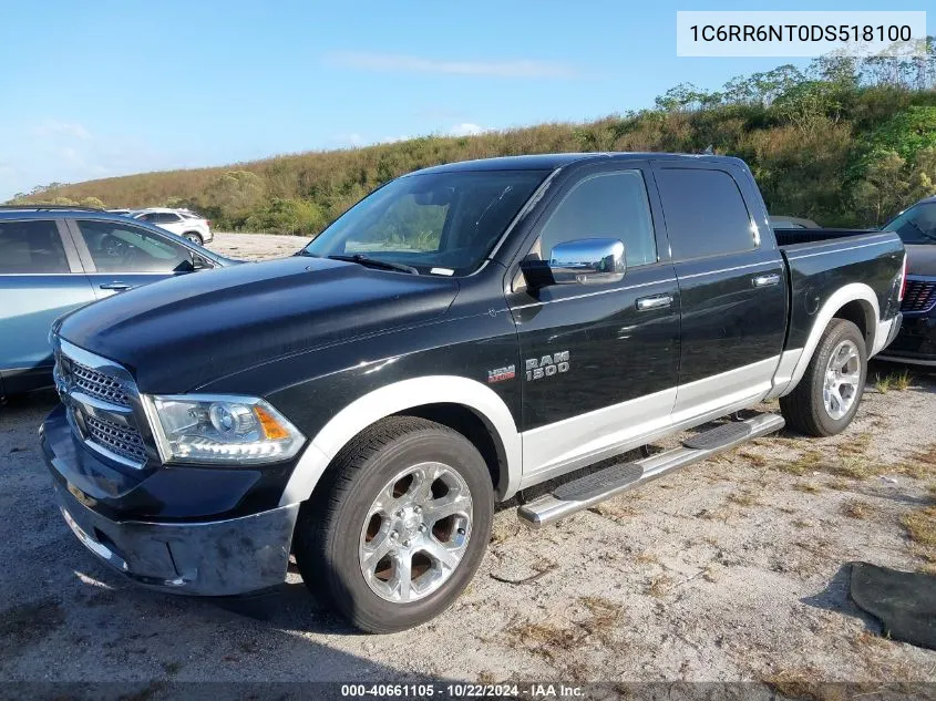 2013 Ram 1500 Laramie VIN: 1C6RR6NT0DS518100 Lot: 40661105