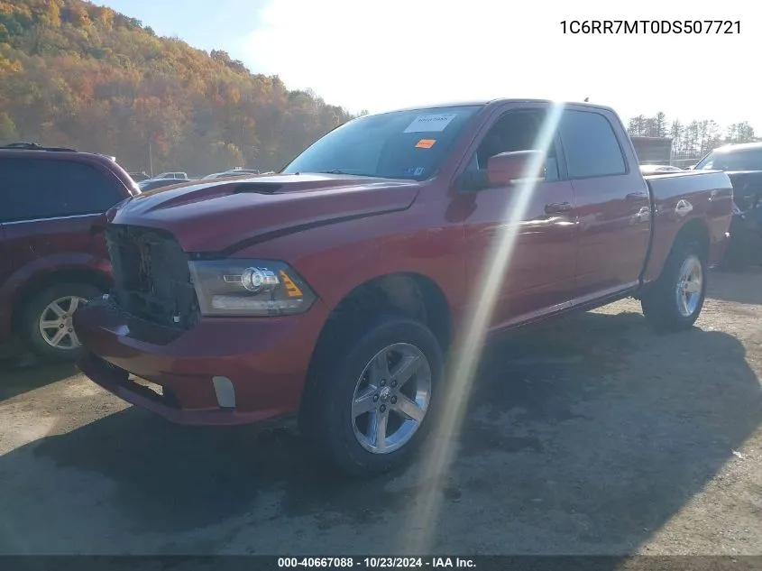 2013 Ram 1500 Sport VIN: 1C6RR7MT0DS507721 Lot: 40667088