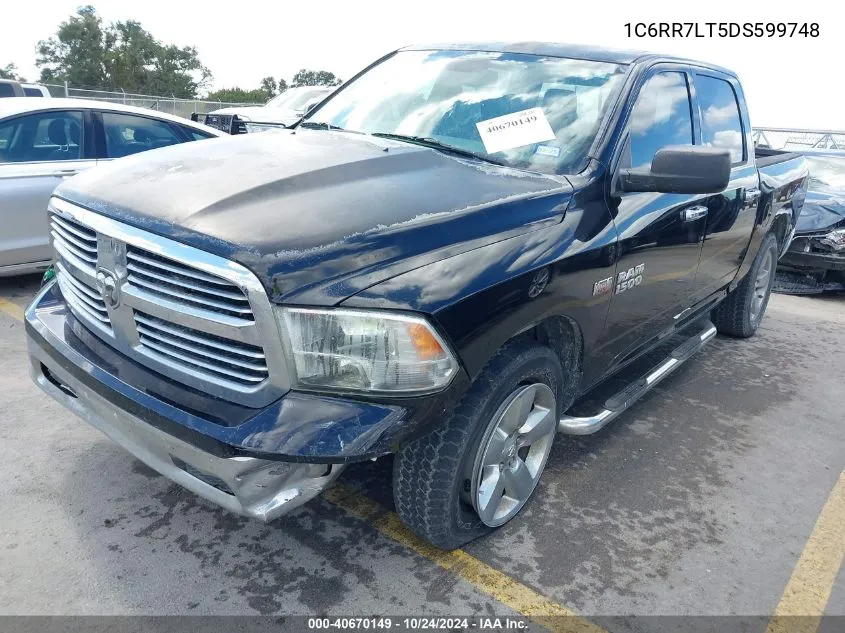 2013 Ram 1500 Big Horn VIN: 1C6RR7LT5DS599748 Lot: 40670149