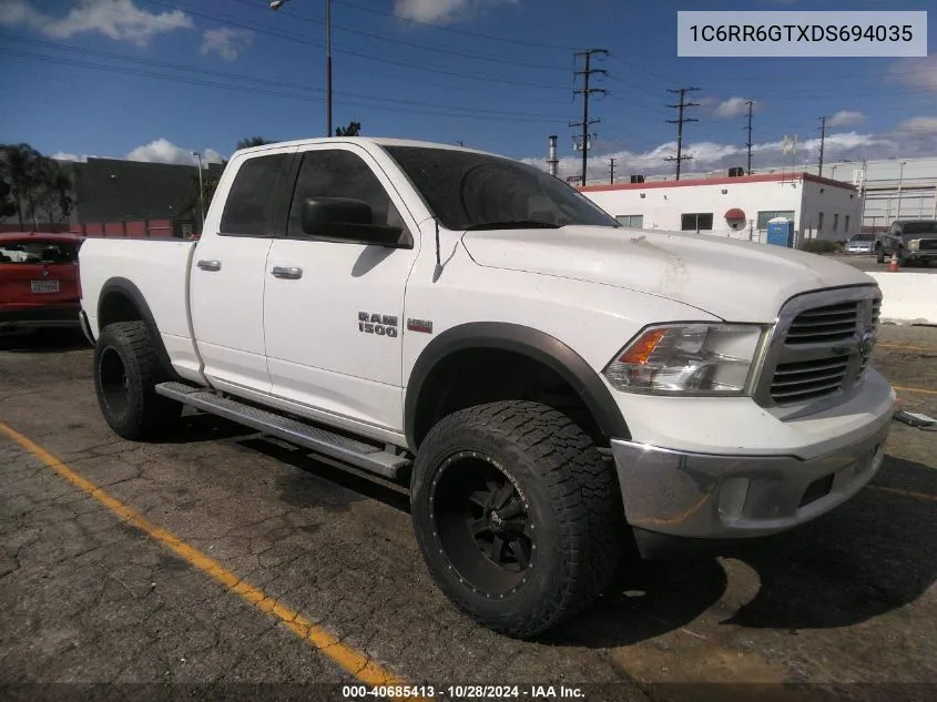 2013 Ram 1500 Big Horn VIN: 1C6RR6GTXDS694035 Lot: 40685413