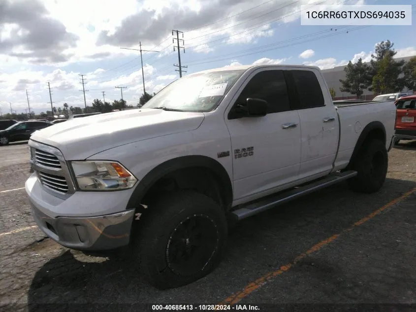 2013 Ram 1500 Big Horn VIN: 1C6RR6GTXDS694035 Lot: 40685413