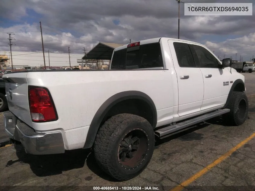 2013 Ram 1500 Big Horn VIN: 1C6RR6GTXDS694035 Lot: 40685413