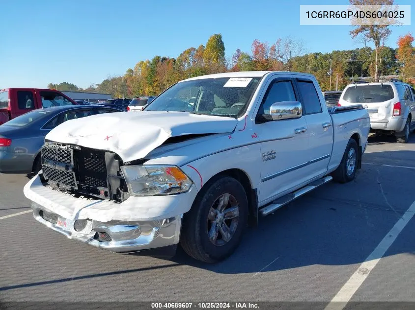 2013 Ram 1500 Slt VIN: 1C6RR6GP4DS604025 Lot: 40689607