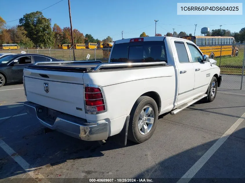 2013 Ram 1500 Slt VIN: 1C6RR6GP4DS604025 Lot: 40689607