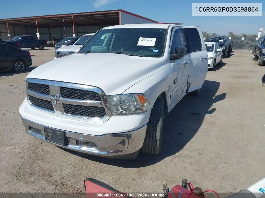 2013 Ram 1500 Slt VIN: 1C6RR6GP0DS593864 Lot: 40711694