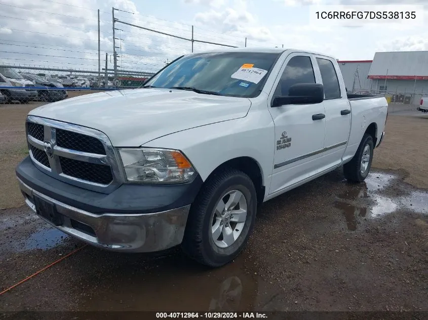 2013 Ram 1500 Tradesman VIN: 1C6RR6FG7DS538135 Lot: 40712964