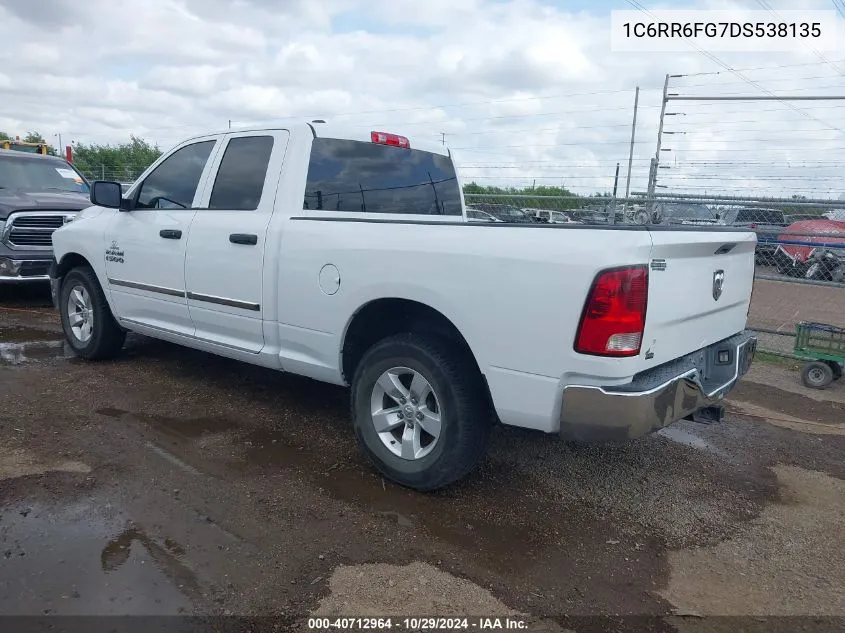 2013 Ram 1500 Tradesman VIN: 1C6RR6FG7DS538135 Lot: 40712964