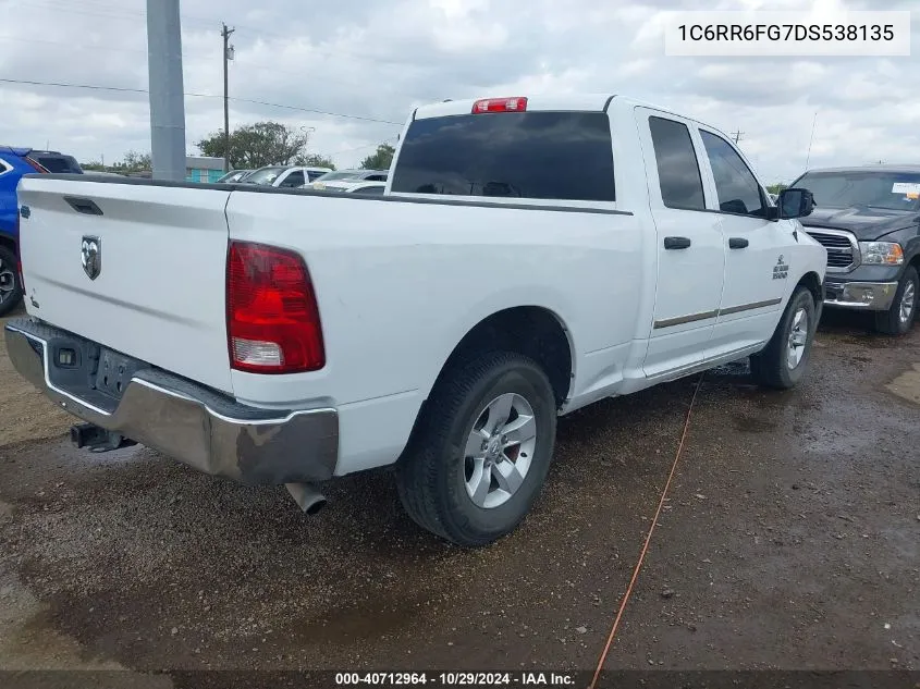 2013 Ram 1500 Tradesman VIN: 1C6RR6FG7DS538135 Lot: 40712964