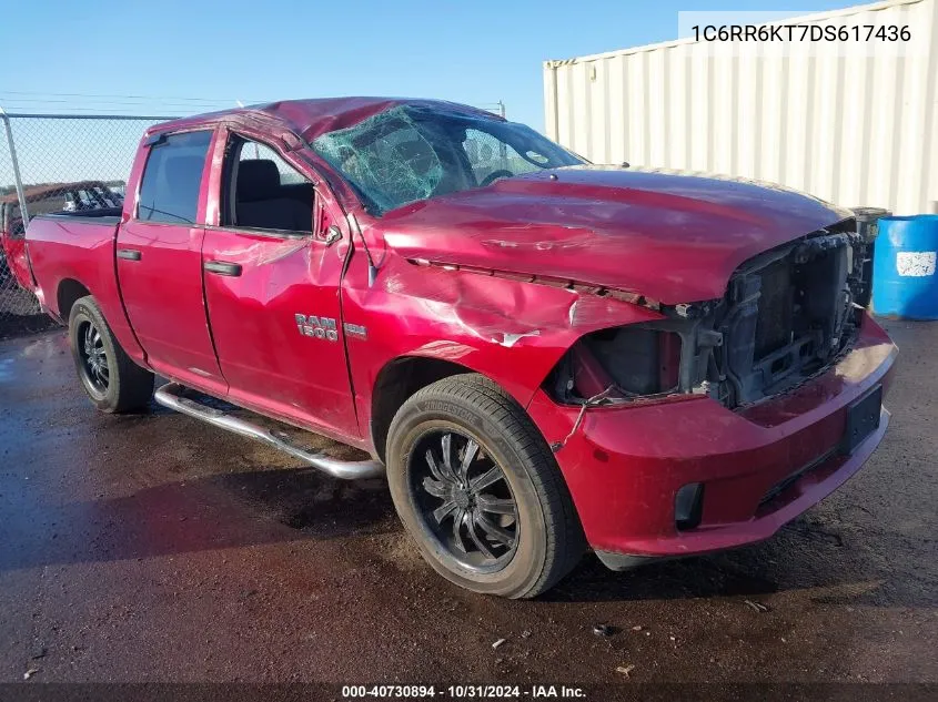 2013 Ram 1500 Express VIN: 1C6RR6KT7DS617436 Lot: 40730894