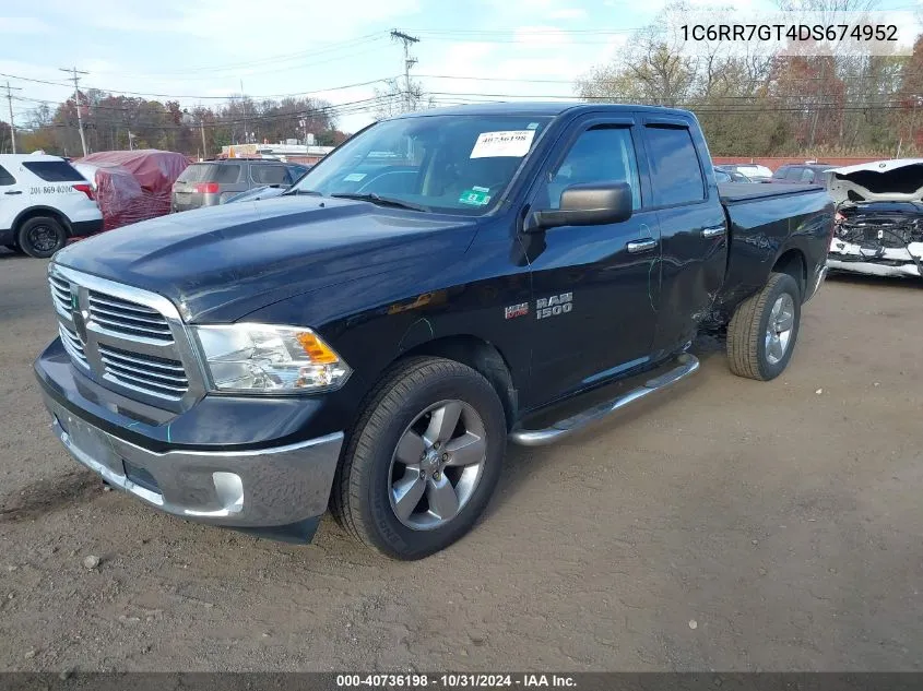 1C6RR7GT4DS674952 2013 Ram 1500 Big Horn