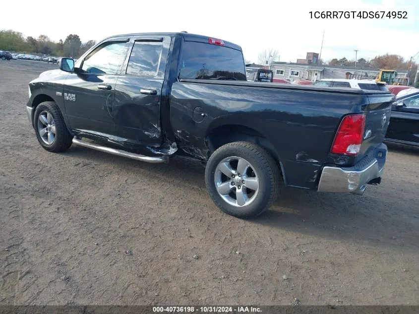 1C6RR7GT4DS674952 2013 Ram 1500 Big Horn