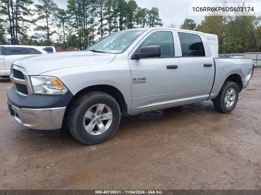 2013 Ram 1500 VIN: 1C6RR6KP6DS603174 Lot: 40739031