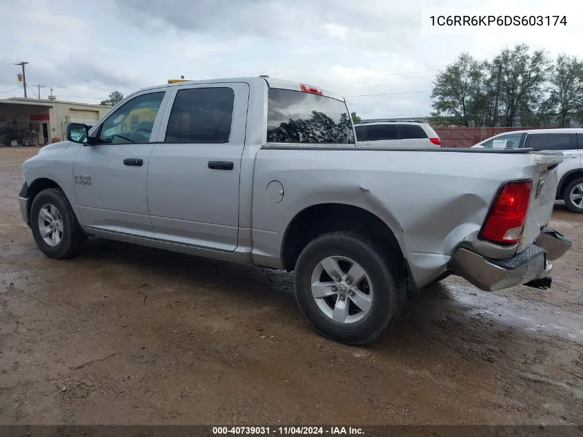 2013 Ram 1500 VIN: 1C6RR6KP6DS603174 Lot: 40739031