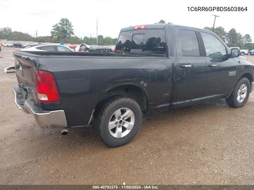 2013 Ram 1500 Slt VIN: 1C6RR6GP8DS603864 Lot: 40793375