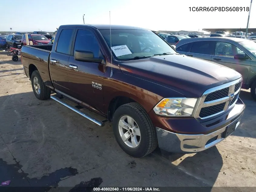 2013 Ram 1500 Slt VIN: 1C6RR6GP8DS608918 Lot: 40802040