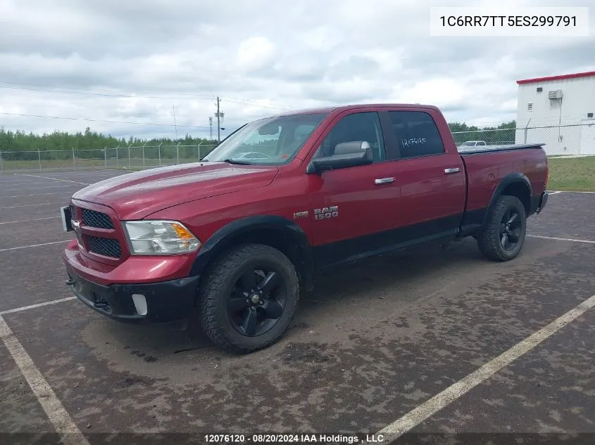 2014 Ram 1500 Slt VIN: 1C6RR7TT5ES299791 Lot: 12076120