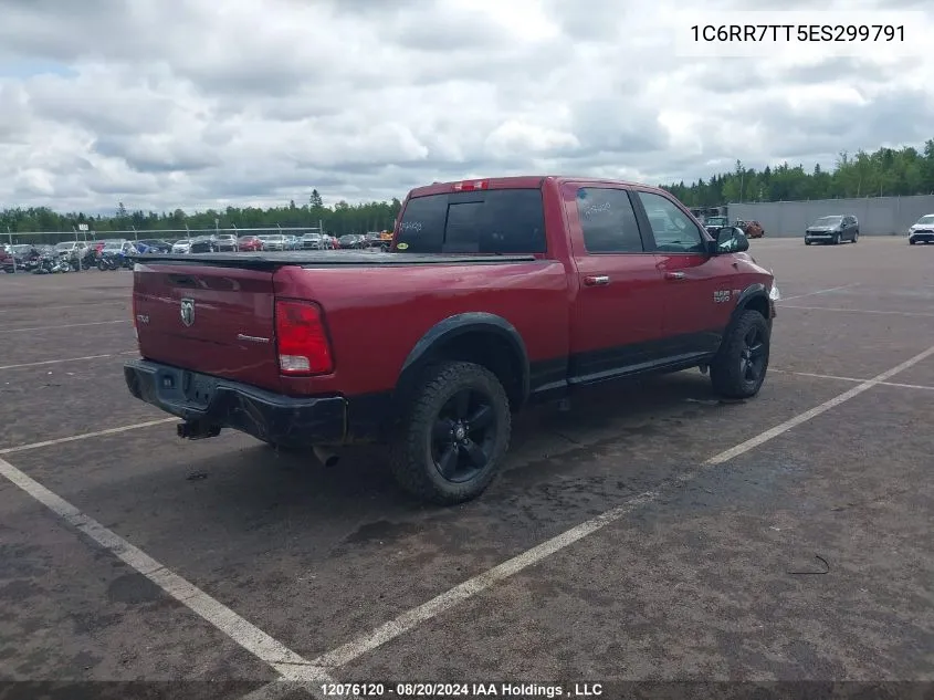 2014 Ram 1500 Slt VIN: 1C6RR7TT5ES299791 Lot: 12076120