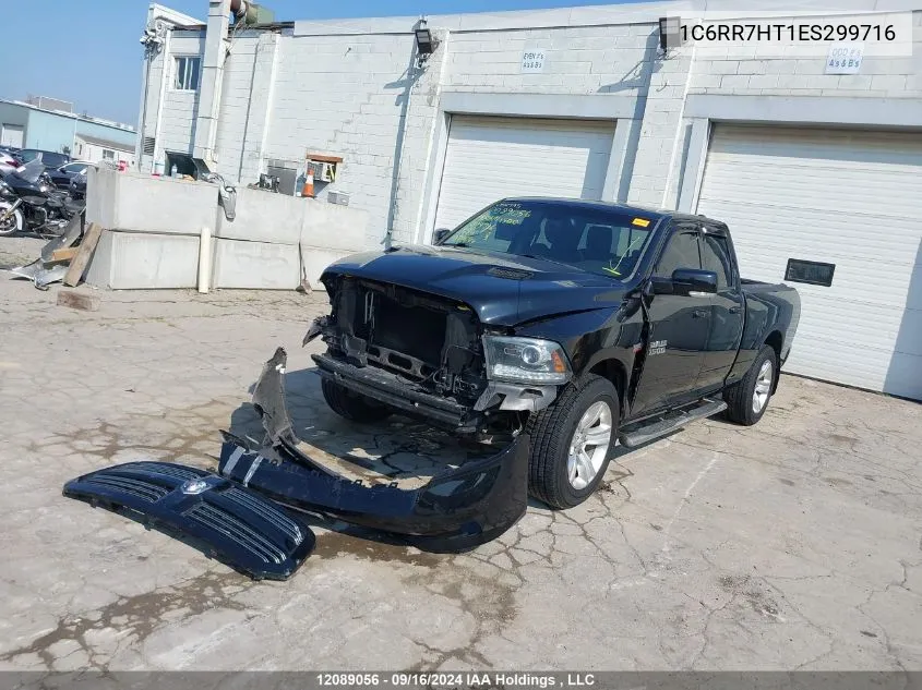 2014 Ram 1500 Sport VIN: 1C6RR7HT1ES299716 Lot: 12089056