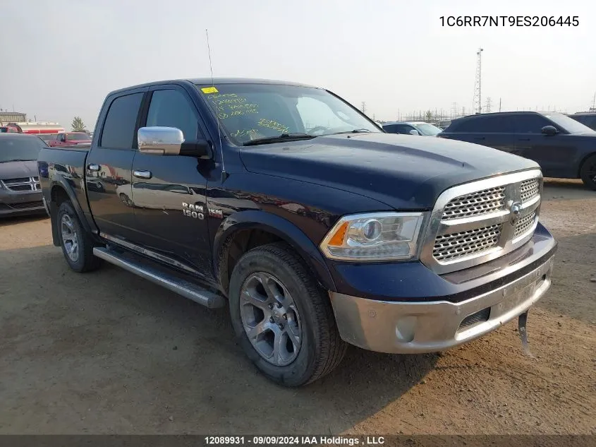 2014 Ram 1500 Laramie VIN: 1C6RR7NT9ES206445 Lot: 12089931