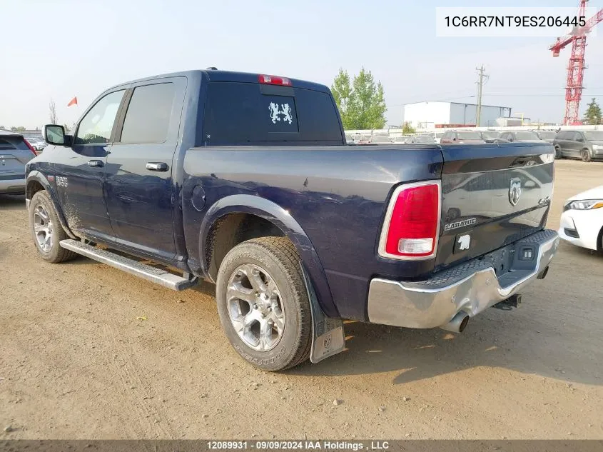 2014 Ram 1500 Laramie VIN: 1C6RR7NT9ES206445 Lot: 12089931