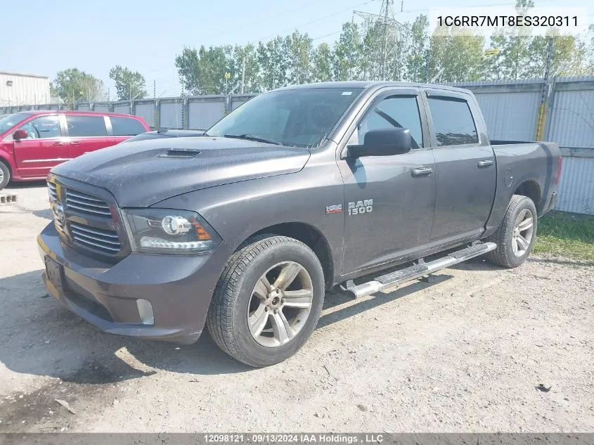 2014 Ram 1500 Sport VIN: 1C6RR7MT8ES320311 Lot: 12098121