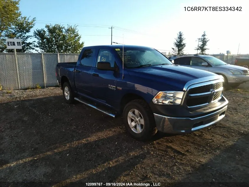 2014 Ram 1500 St VIN: 1C6RR7KT8ES334342 Lot: 12099767