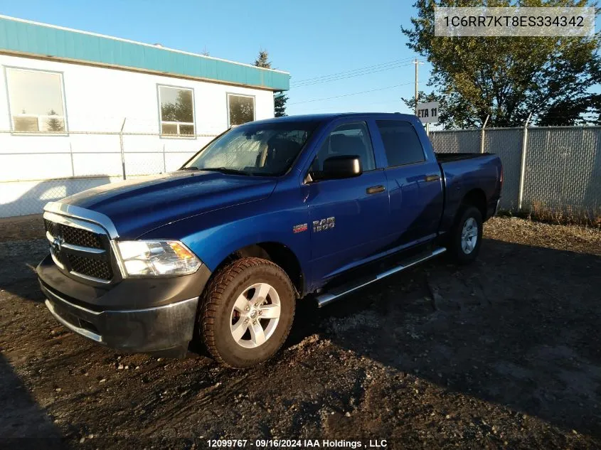 2014 Ram 1500 St VIN: 1C6RR7KT8ES334342 Lot: 12099767