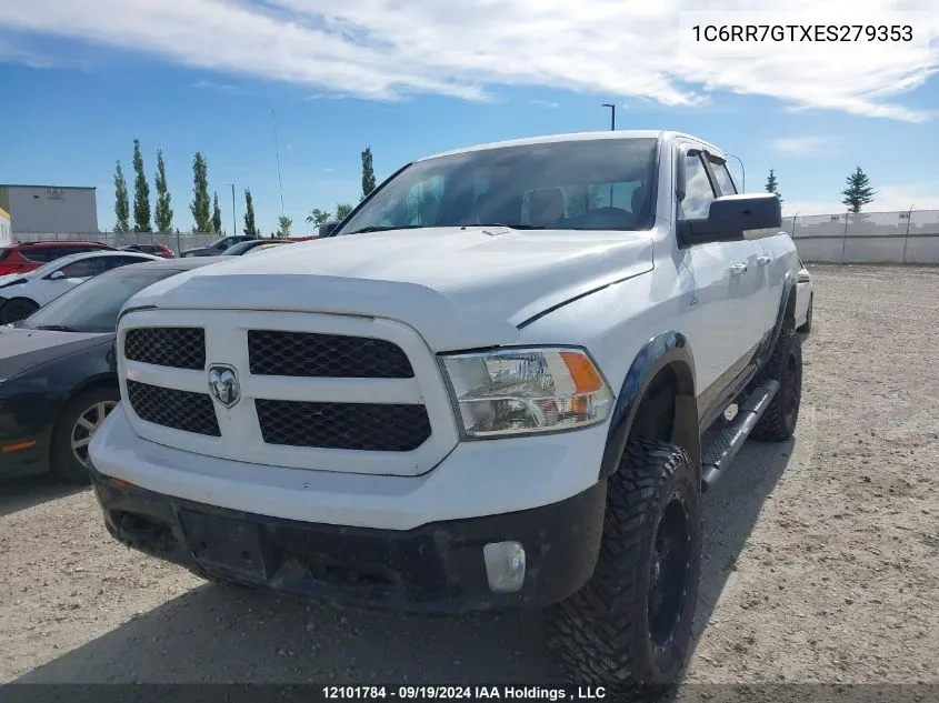 1C6RR7GTXES279353 2014 Ram 1500 Slt