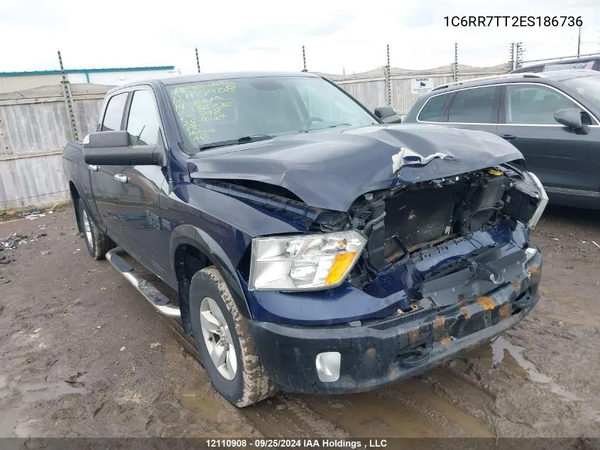 2014 Ram 1500 Slt VIN: 1C6RR7TT2ES186736 Lot: 12110908