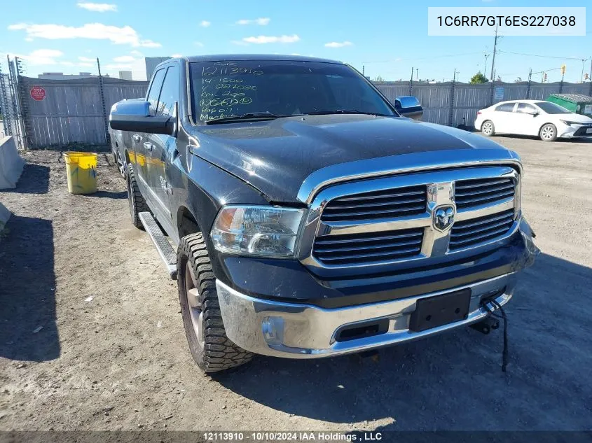 2014 Ram 1500 Slt VIN: 1C6RR7GT6ES227038 Lot: 12113910