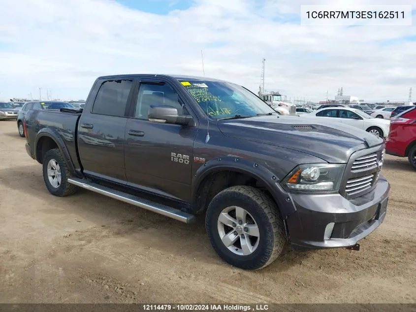 2014 Ram 1500 Sport VIN: 1C6RR7MT3ES162511 Lot: 12114479