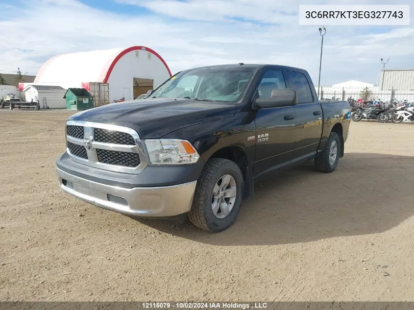 2014 Ram 1500 St VIN: 3C6RR7KT3EG327743 Lot: 12115079