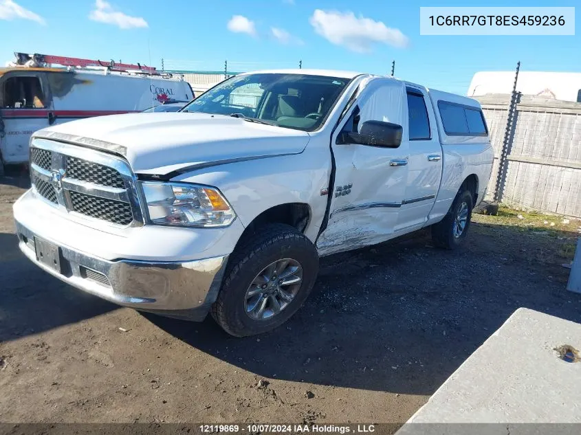 2014 Ram 1500 Slt VIN: 1C6RR7GT8ES459236 Lot: 12119869