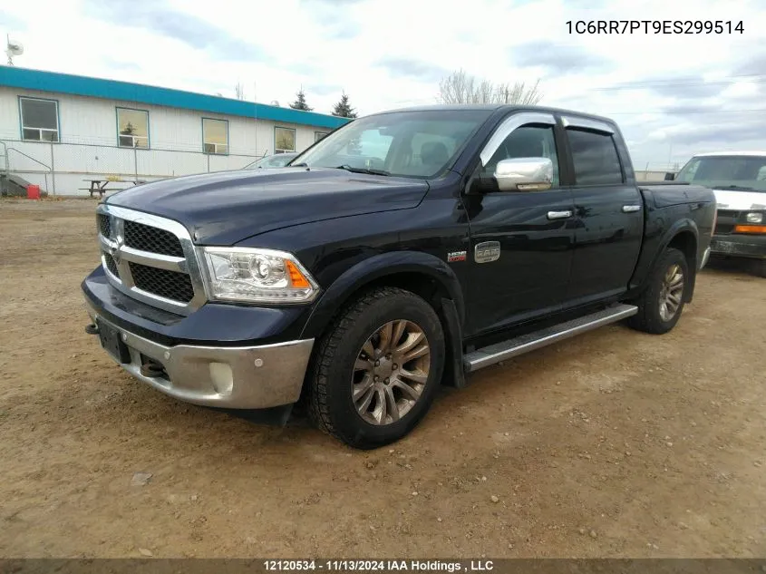 2014 Ram 1500 Longhorn VIN: 1C6RR7PT9ES299514 Lot: 12120534