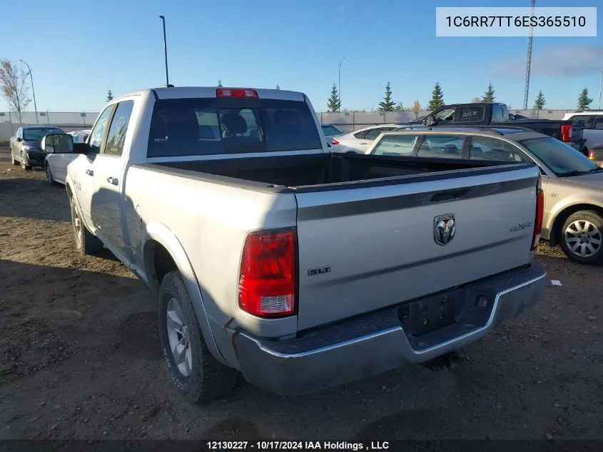 2014 Ram 1500 Slt VIN: 1C6RR7TT6ES365510 Lot: 12130227