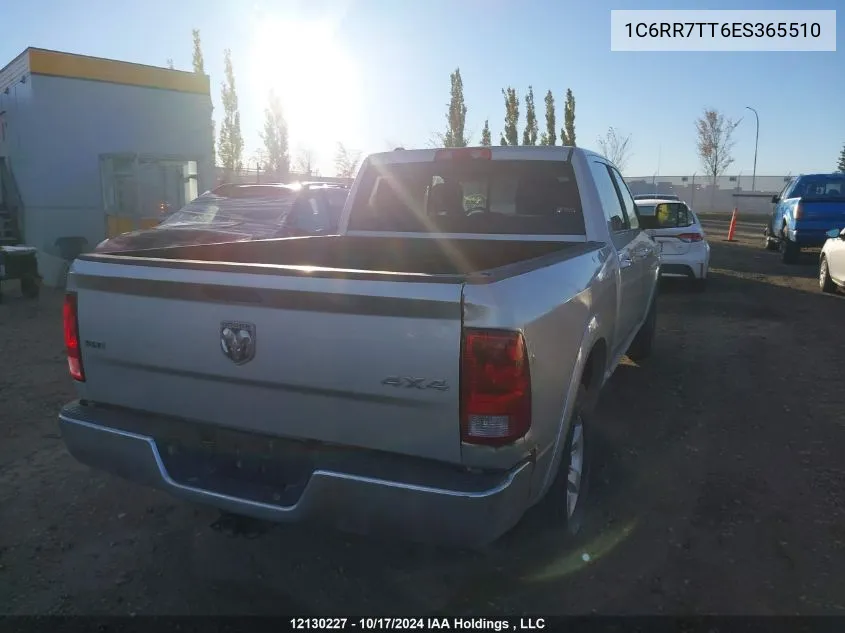 2014 Ram 1500 Slt VIN: 1C6RR7TT6ES365510 Lot: 12130227