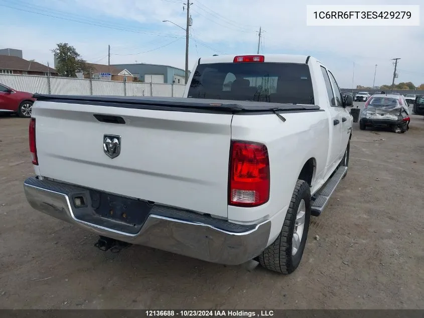 2014 Ram 1500 VIN: 1C6RR6FT3ES429279 Lot: 12136688