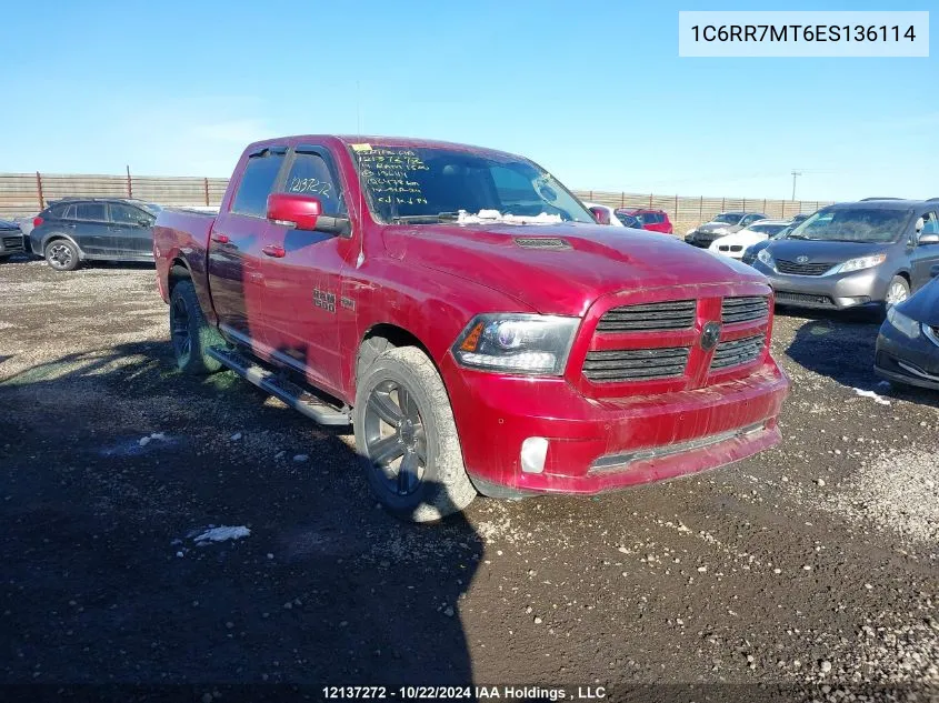 2014 Ram 1500 Sport VIN: 1C6RR7MT6ES136114 Lot: 12137272